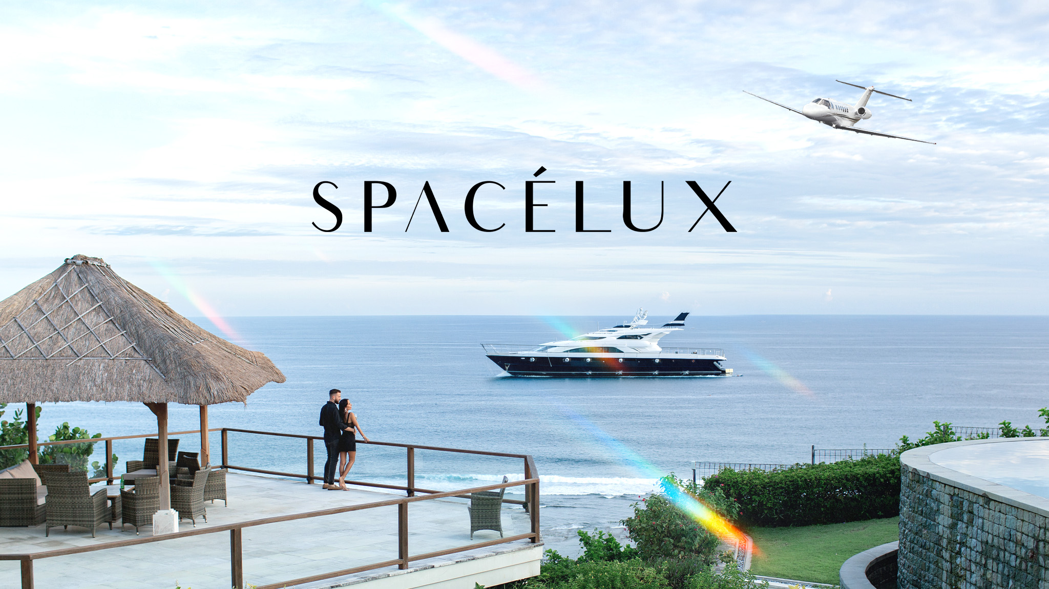 Spacelux Landing Page hotel, resort