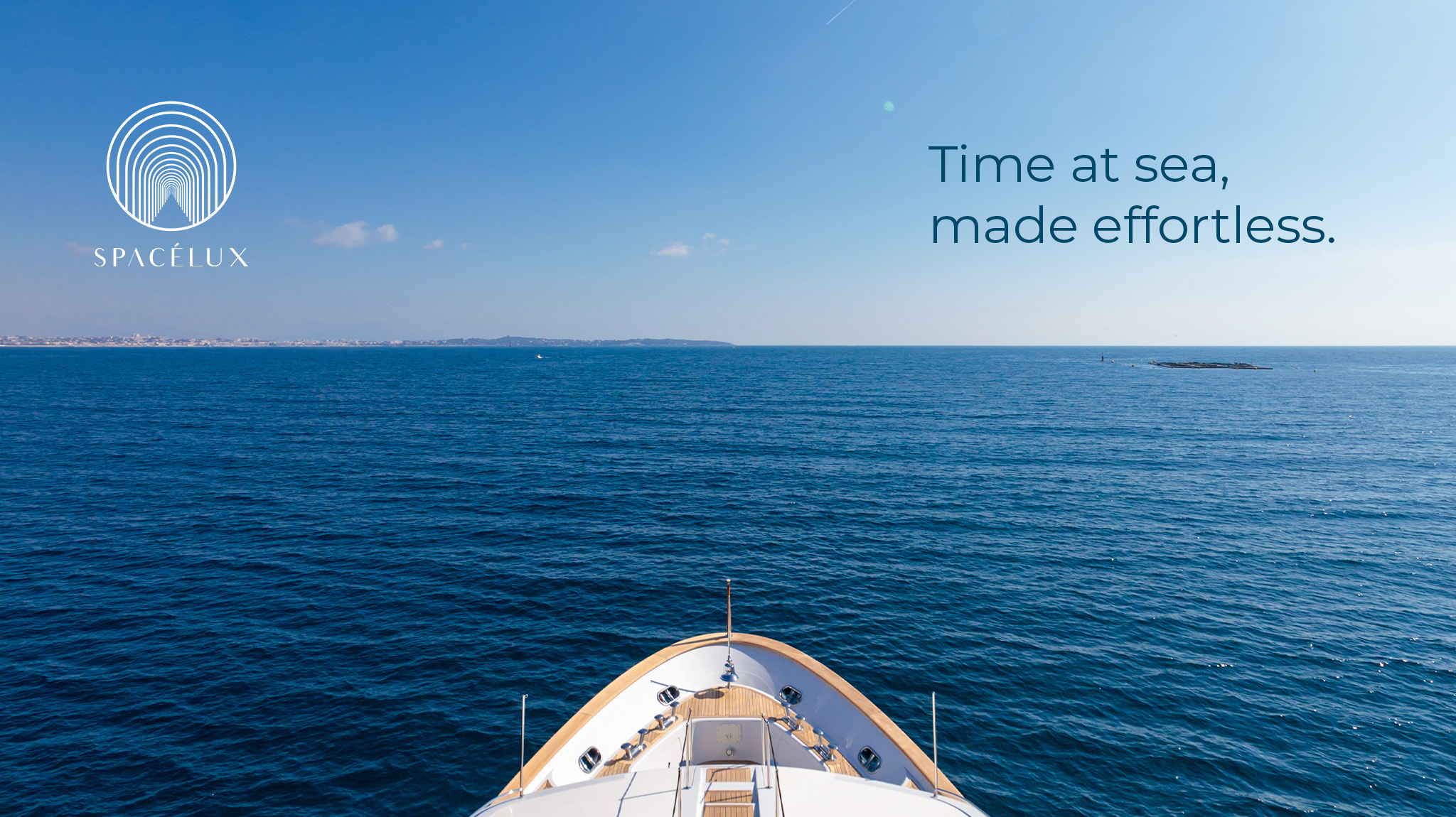 Spacelux Landing Page yacht